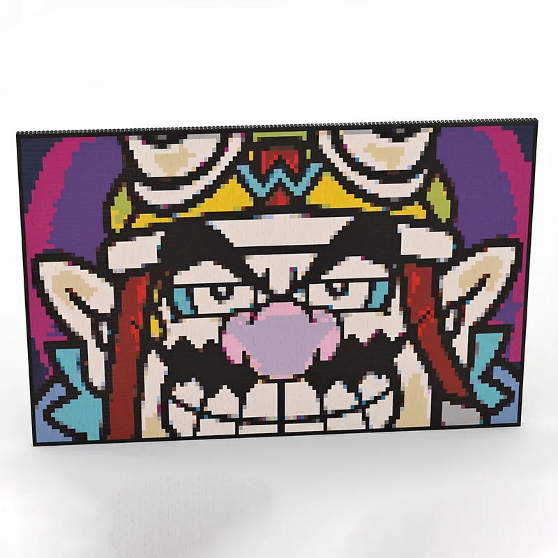3395pcs MOC WARIO Pixelart Marioes Bros Model Building Blocks Architecture Christmas Gift Toys Display Collection Birthday DIY