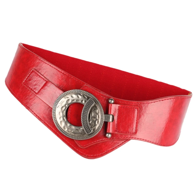 Vormgeven gordel elastische brede riem voor jurk brede riemen dames decoratieve riem dropship