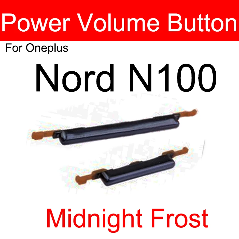 Volume Button For OnePlus 1+ Nord CE 2 Lite Nord N300 N100 5G On OFF Power Volume Switch Side Keys Replacement Parts