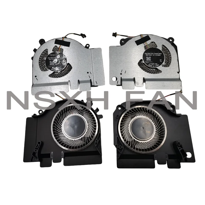 CPU GPU Fan For TM180115.6 Game Book GTX1050 GTX1060 6G RTX2060 EG75070S1-C430-S9A C440-S9A EG75071S1-C010-S9A C020-S9A