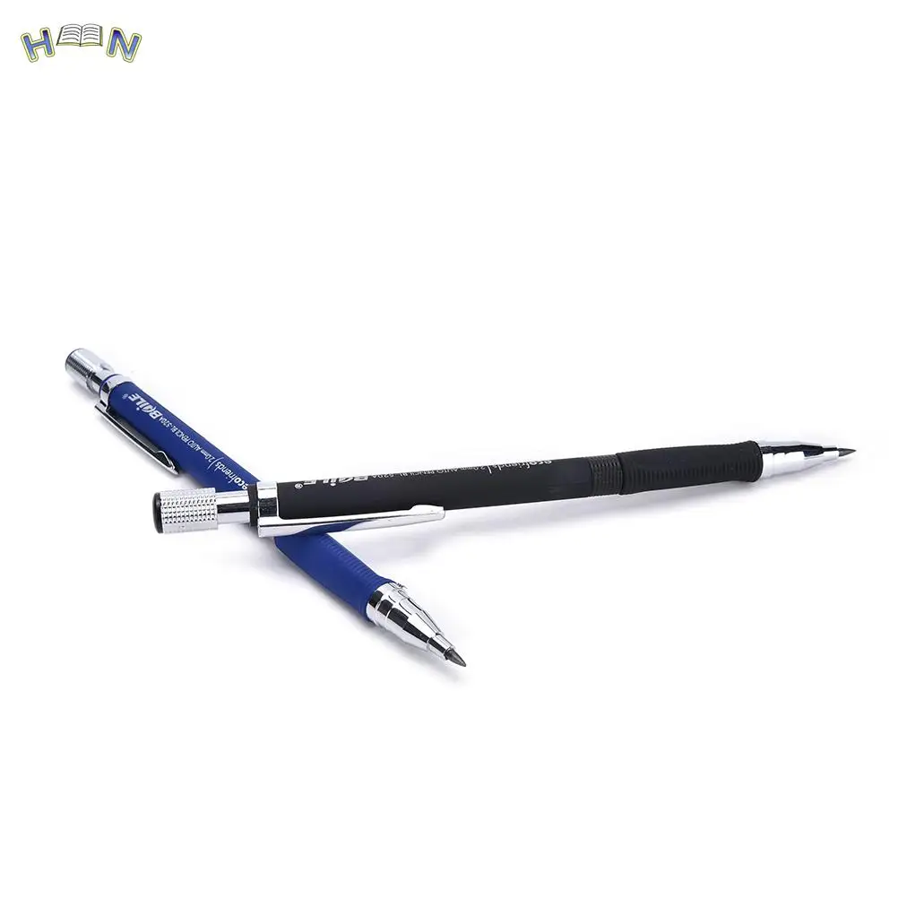 2B 2.0 mm Blue Black Lead Holder Pen Mechanical Pencils Drafting Drawing Pencil for Sketching School Office Stationery