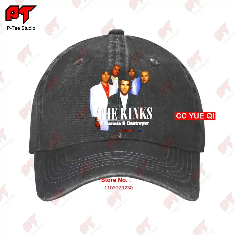 The Kinks Paranoia Big Destroyer The Yardbirds Baseball Caps Truck Cap QEPW