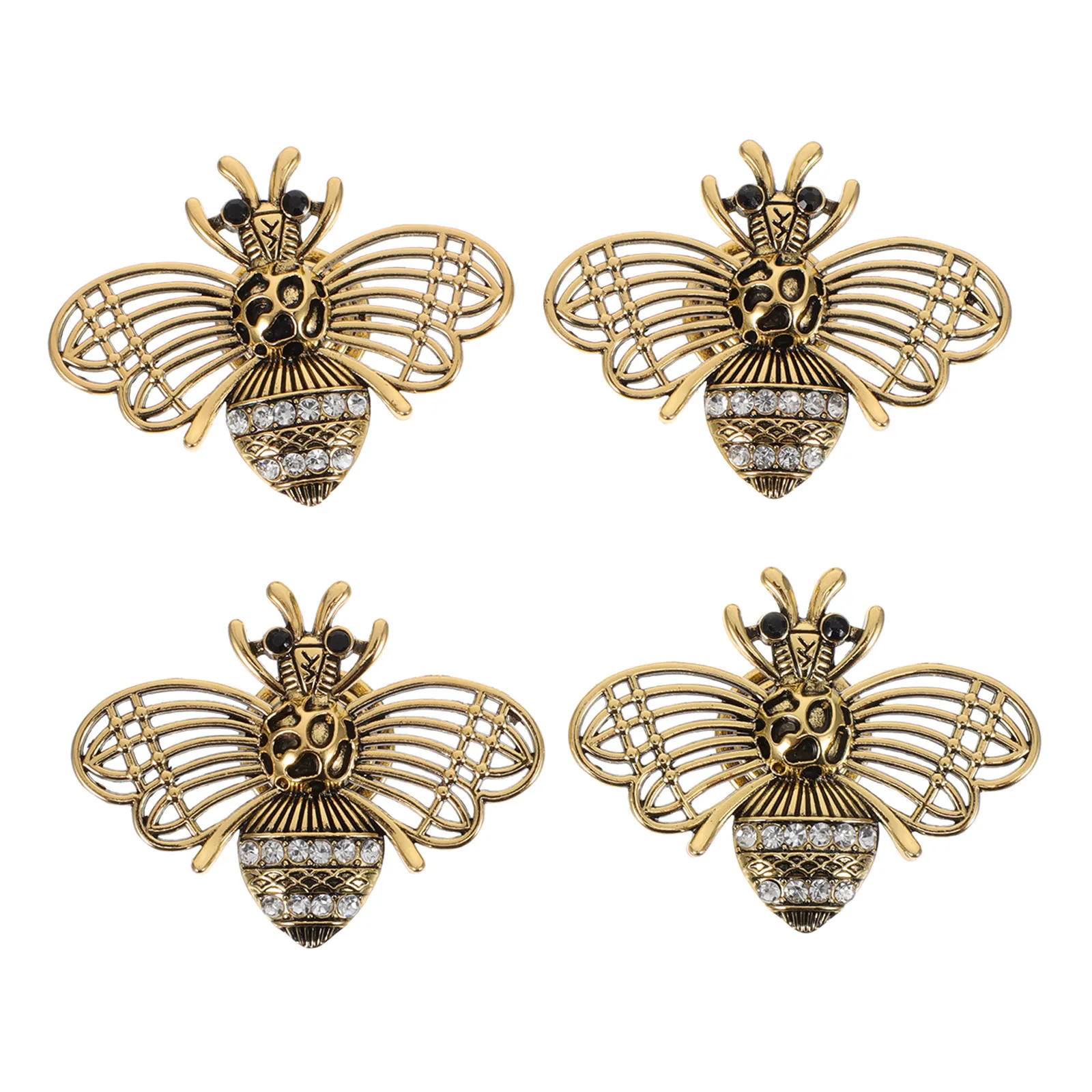 Vintage Brass Drawer Knobs Set of 6 Finish Cabinet Pulls for Dresser Wardrobe Cupboard Furniture Hardware Fixtures
