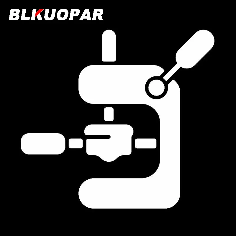 BLKUOPAR For Drip Coffee Black Glyph Icon Car Stickers Personality Cartoon Sunscreen Decals Occlusion Scratch Vinyl Car Wrap