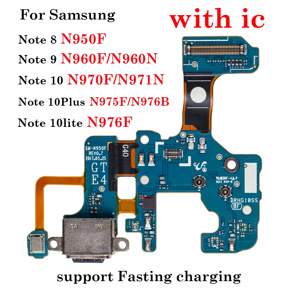 การตรวจสอบและแนะนำชิ้นส่วนเปลี่ยน USB Charging Port สำหรับ Samsung Galaxy Note 8/9/10 Plus Lite ที่ใช้งานได้จริง