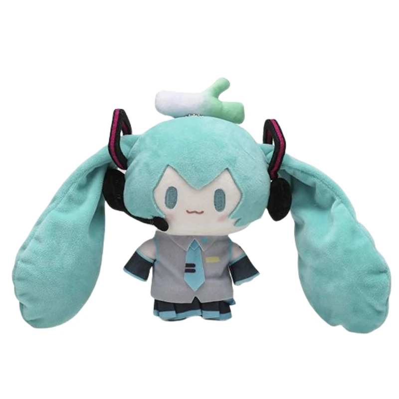 子供のための初音ミク人形キーホルダー、ボーカロイド、かわいい女の子のバックパック装飾、アクションフィギュア、漫画アニメ人形、子供のおもちゃギフト、17cm