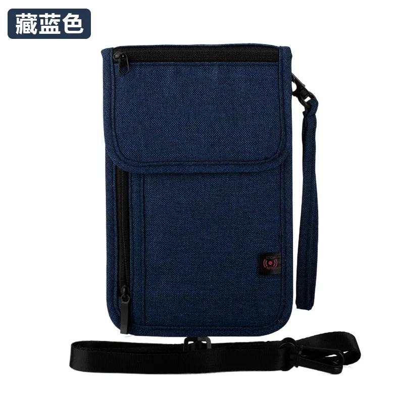 

Travel Anti-theft Hanging Neck One Shoulder Diagonal Cross Multi-purpose Passport Plane Ticket Change Close Fitting Storage Bag
