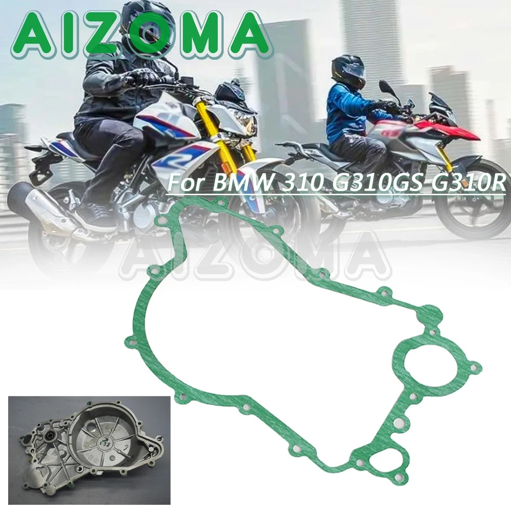 

G310 GS G310 R Motorcycle Replacement Clutch Side Cover Gasket Engine Right Cap Paper Pad ABS Green For BMW 310 G310GS G310R
