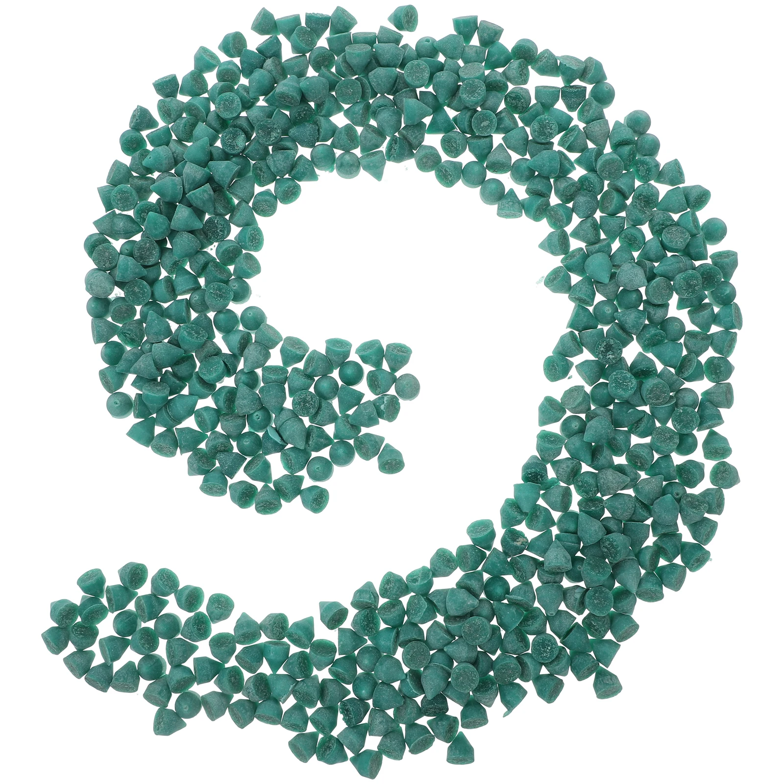 500G Carburo di silicio Tumbling Media Grana triangolare per kit di lucidatura su roccia Bicchiere rotante Macchina Lucidatura abrasiva Riempitore