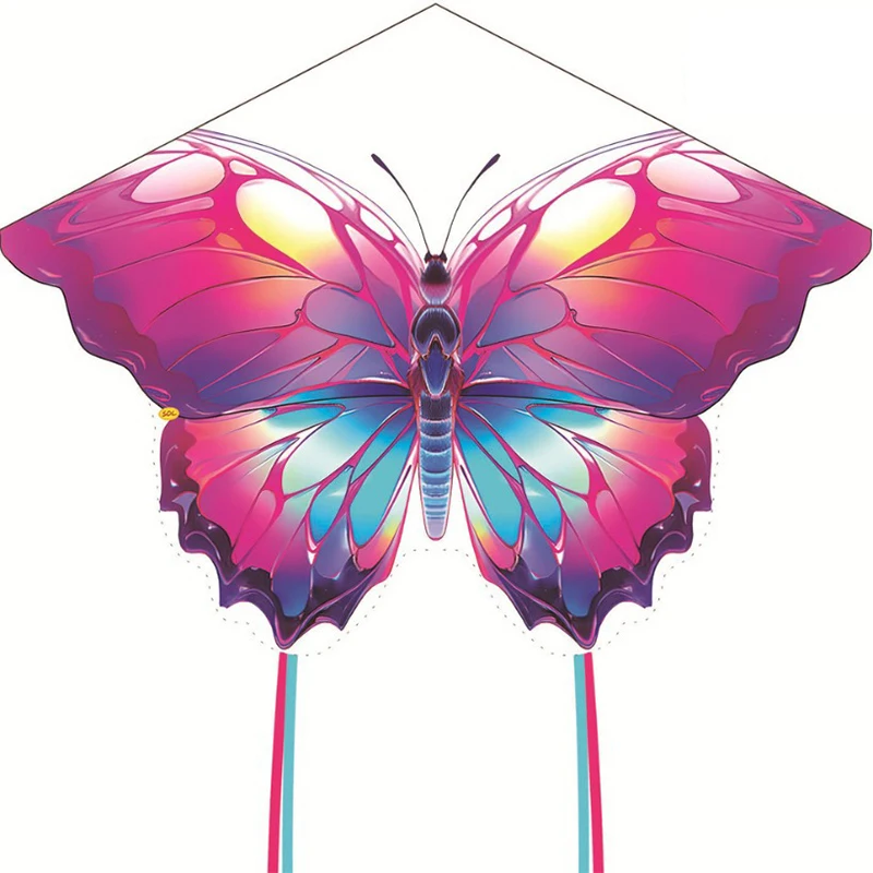 1.4 متر فراشة ملونة طائرة ورقية ألعاب طائرة للأطفال الطائرات الورقية تحلق الأسماك الطائرات الورقية المهنية الرياح الورقية لعبة الرياضة الترفيه طائرة ورقية Ai