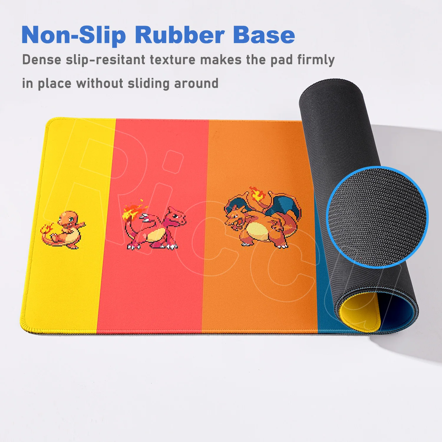 Hd impressão p-pokemon-c-charizard mousepad tapete de mesa com almofada acessórios de jogos prime gaming xxl teclado estofamento tapete