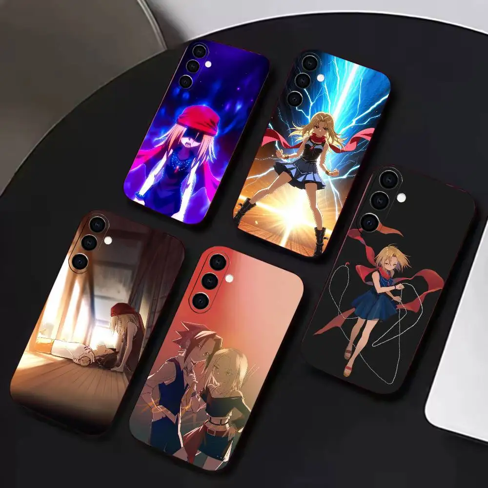 Bold Queen S-SHAMAN KINGS  Phone Case For Samsung A72,A71,A72,A70,A53,A52,A51, Black Soft Cover TPU