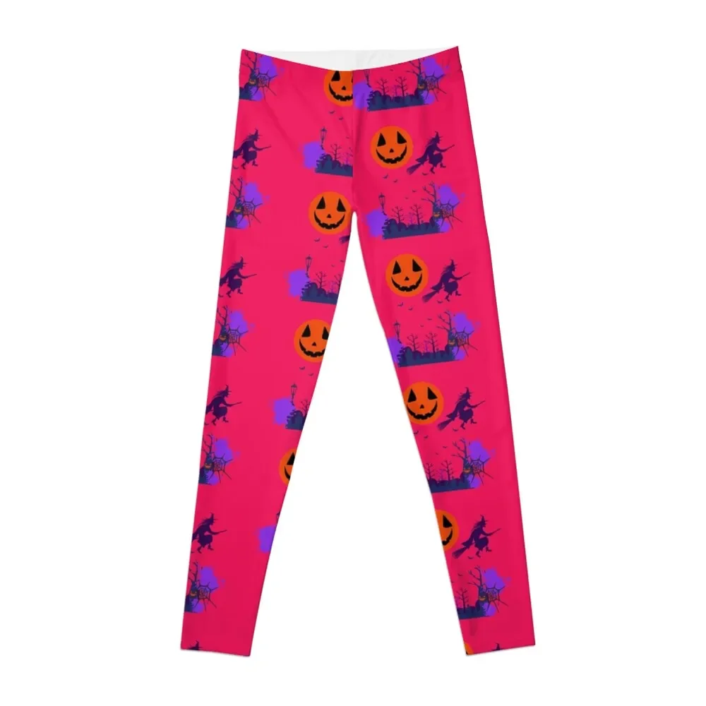 

Halloween Scene Graphic T-Shirt Leggings sportswear for gym legging pants raises butt Womens Leggings