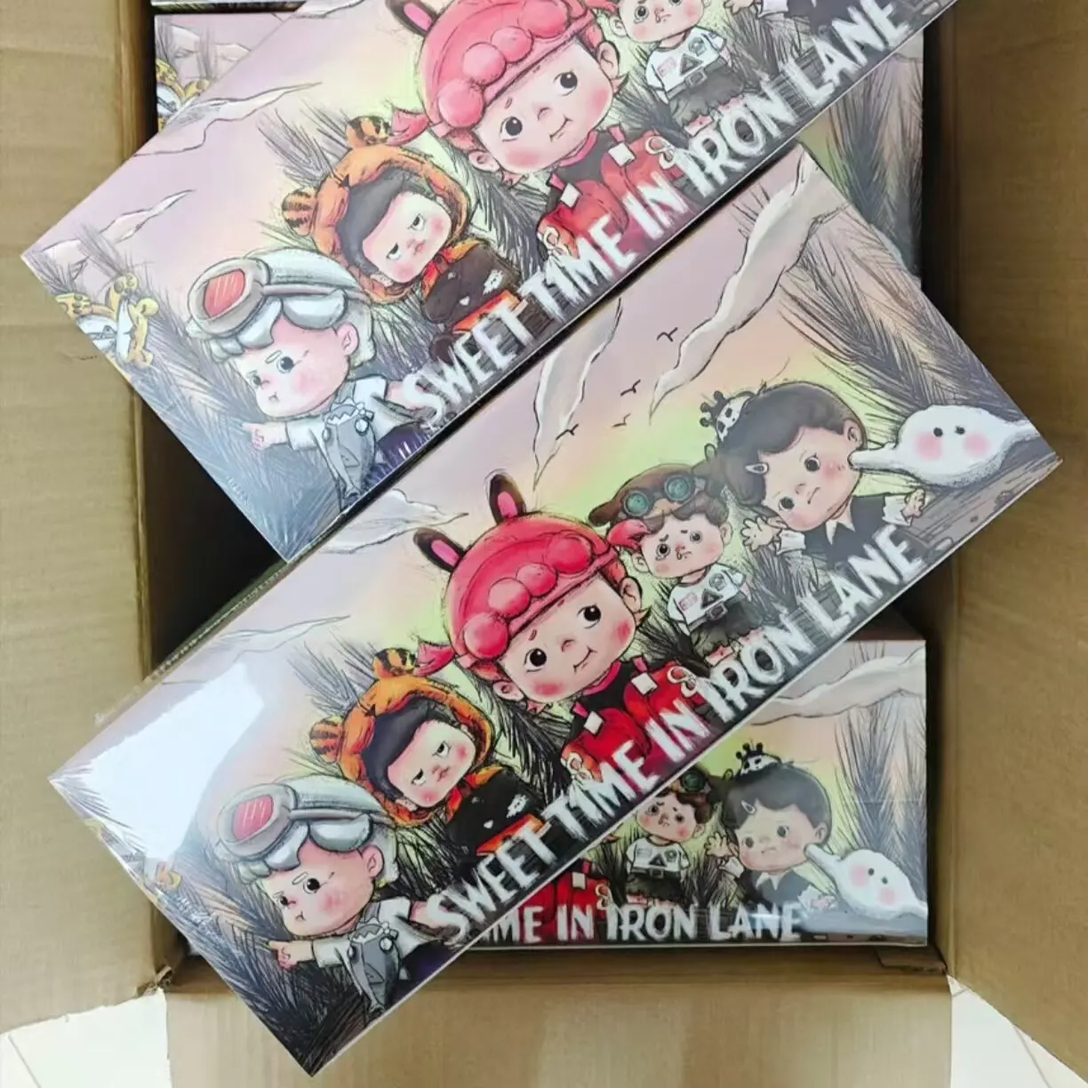 

Sweet Time In Iron Lane Series Blind Box Cute Anime Figure Surprise Bag Pvc Figurine Statue Desktop Ornament Model Toy Gift