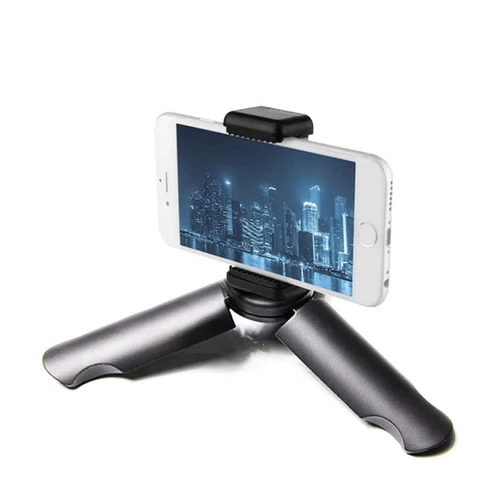 Imagen 2 del producto Mini trípode de escritorio soporte para Selfie portátil para GoPro Hero 13 12 11 10 9 8 SJCAM Insta360 AKASO DJI Osmo accesorios de Cámara de Acción