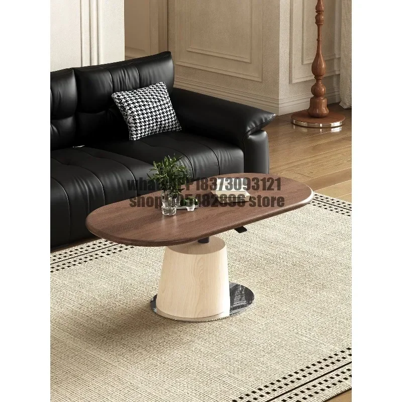 Medieval style coffee table living room home lifting young people light luxury high-end tea table