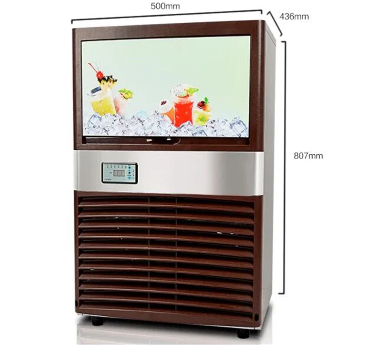 45kg/24h production commercial  ice cream maker automatic ice maker machine ice cube maker