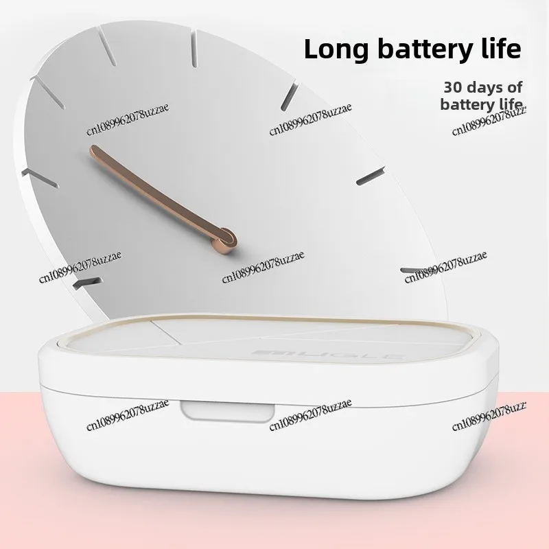 Contact Lens Cleaner LED LCD Display Portable Contact Lens Cleaning Box Electric Cleaner