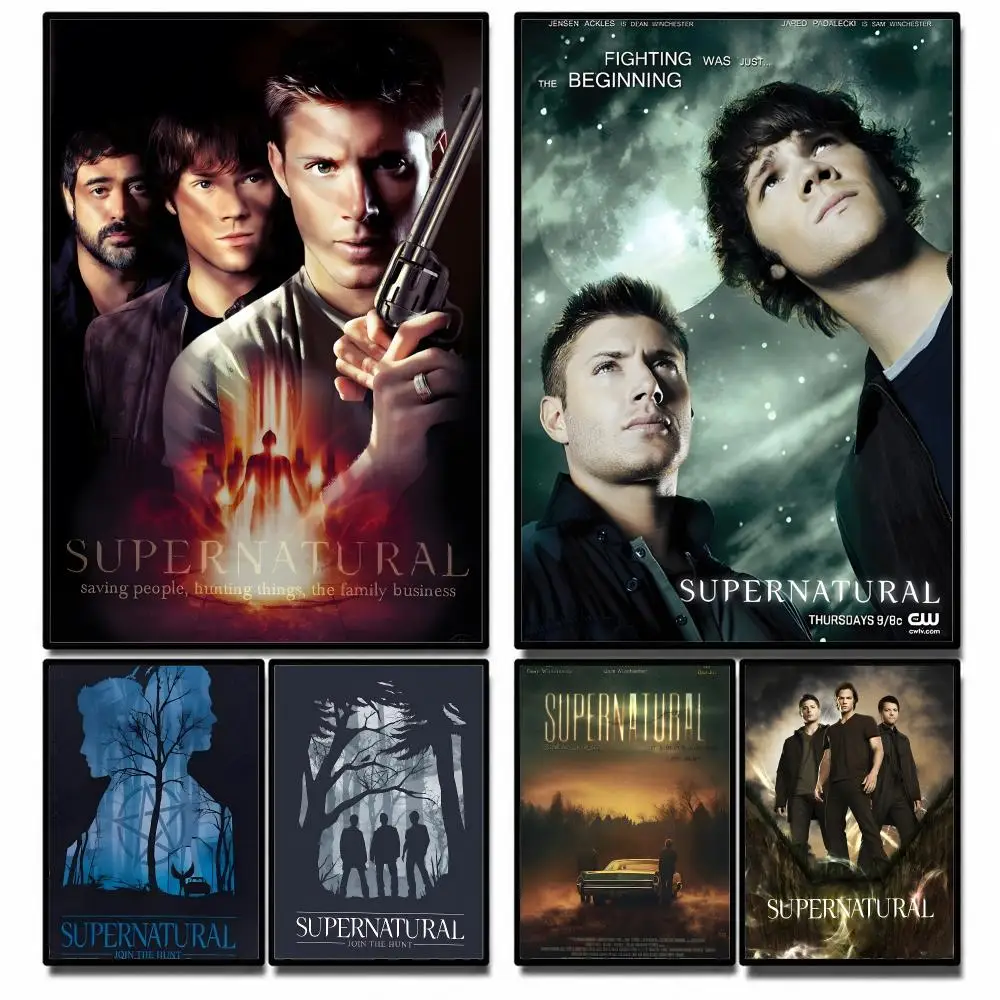 TV Series Supernatural Poster High-definition poster stickers, suitable for bedroom, living room, home decoration