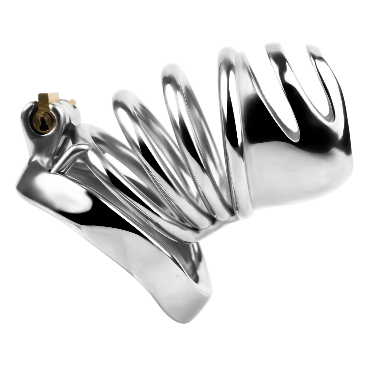 FRKO Glans Open Male Cock Cage Chastity Device Stainless Steel Penis Lock Rings Husband Loyalty  Sex Toys For Men Sex Shop