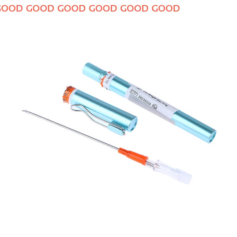 14GX82MM Needle Decompression Edc First Aid Kit Rescue Pneumothorax Needle Trauma Medical Ifak Chest Cathether Needlecatheter