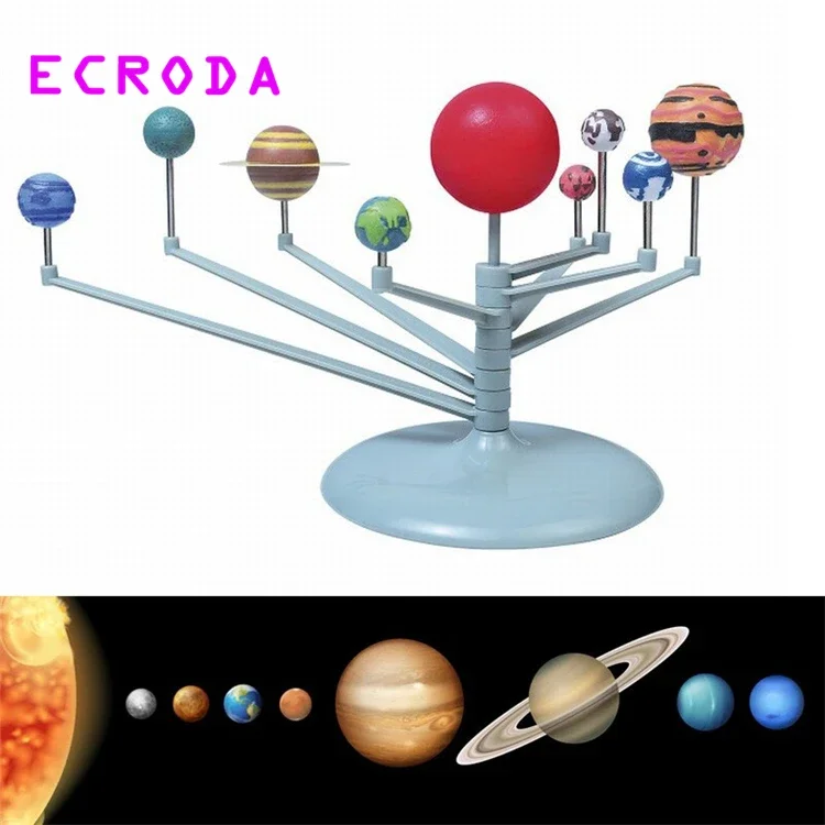 Nine Planets Planetarium Model Kit Solar System Astronomy Science Project DIY Kids Gift Worldwide Sale Early Education for Child