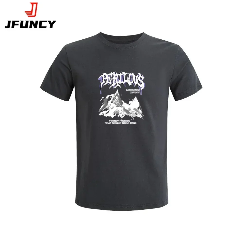 

Men's Short Sleeve Tee 100% Cotton Men Summer Clothing Man Tops Oversized T-shirt Fashion Graphic T Shirts Mens Tshirt