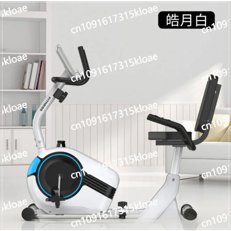 Lazy exercise bike Home magnetic control exercise bike Horizontal lazy spinning bicycle Fitness equipment