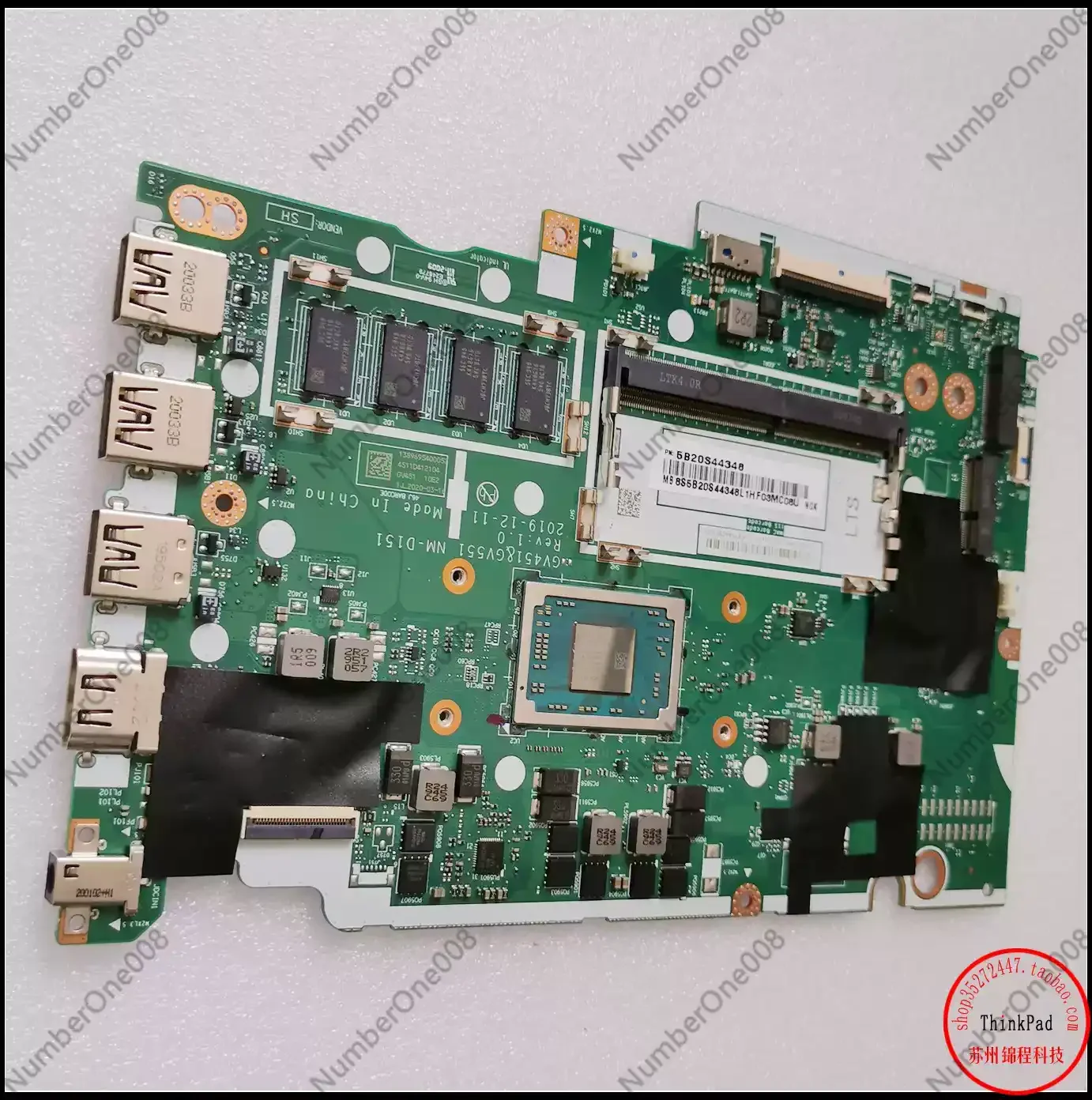

Материнская плата для ноутбука IdeaPad 3 15ADA05, совместимая с процессорами Ryzen 3, 5, 7, оперативной памятью 4 ГБ, запасные части NM-C821