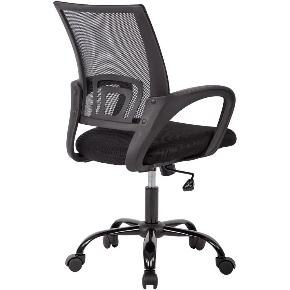 كرسي مكتب مريح شبكي متوسط الظهر، 3 عبوات #3