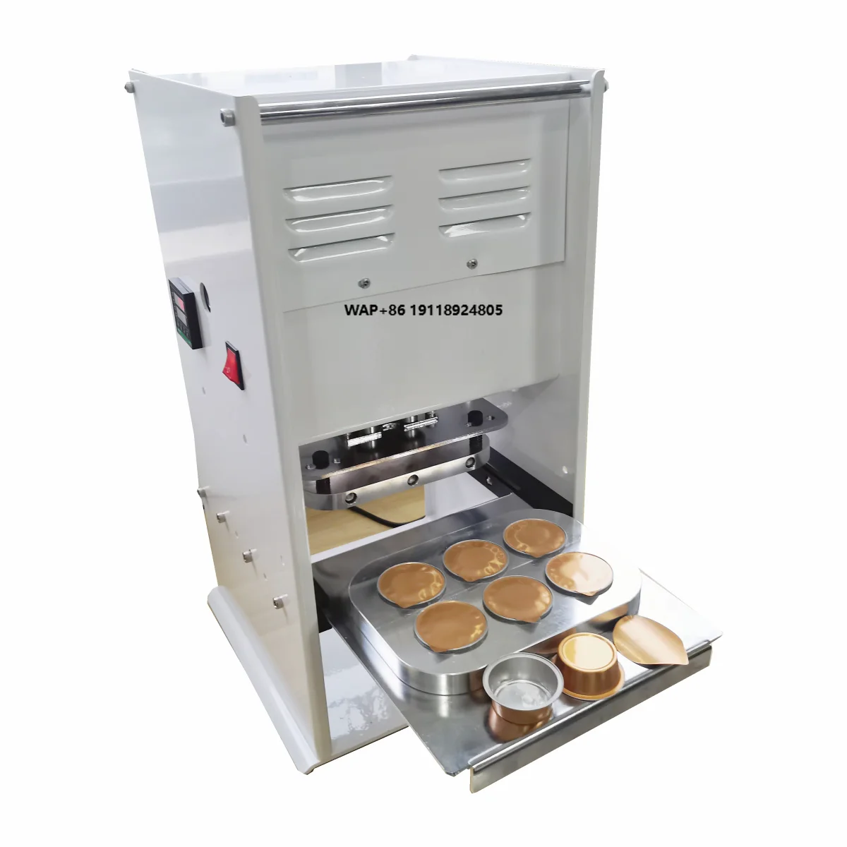 

Semi-Automatic Electric Cup Sealing Machine Heat Sealing Coffee and Food Packaging for Cartons