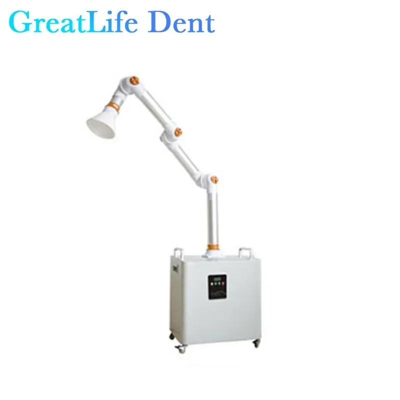 GreatLife Dent Стоматологическая аэрозольная аспирационная машина Портативная машина для всасывания полости рта с 4-слойной УФ-фильтрацией HEPA