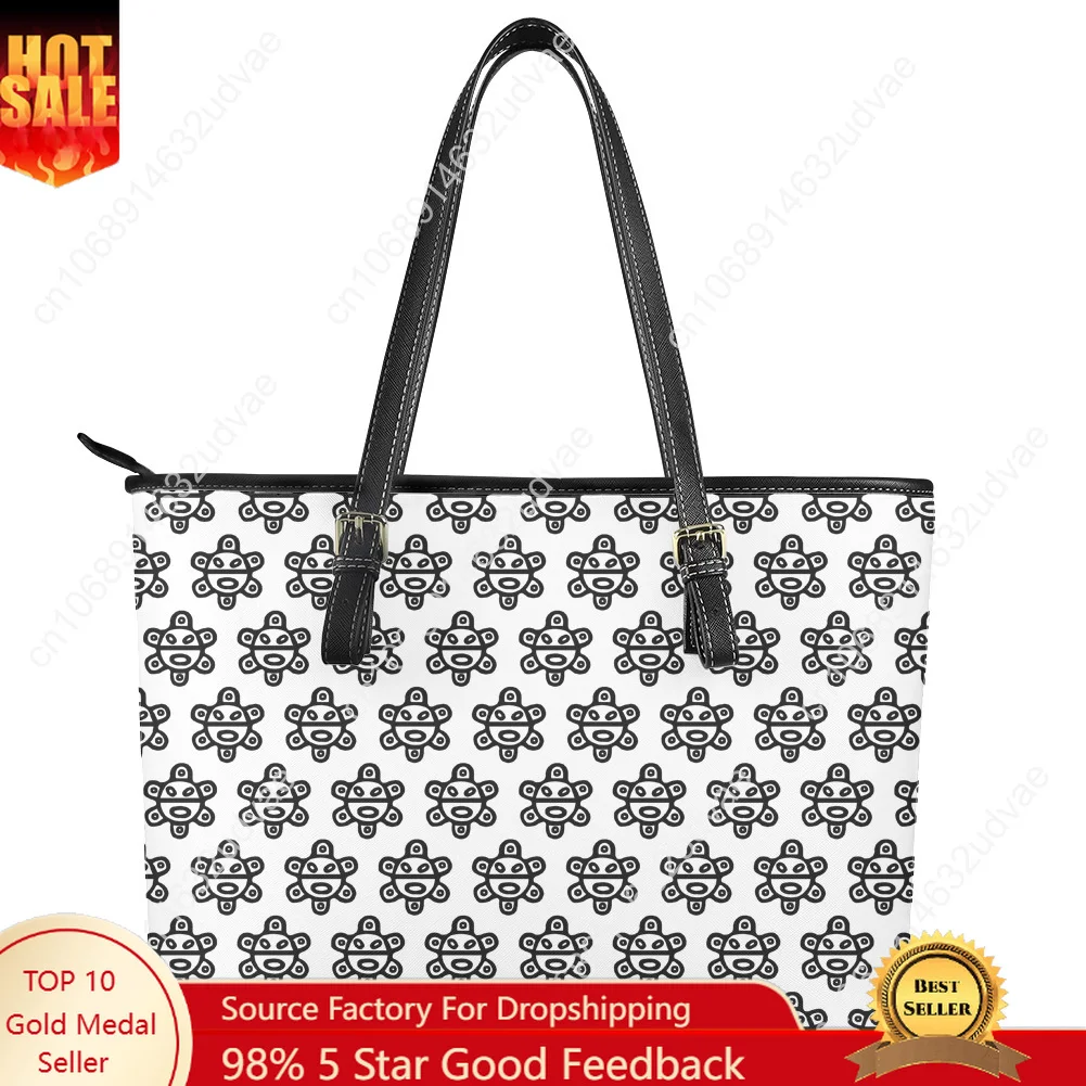 Coqui Taino Handbag Womens Mens Personalized Tote Bag Fashion Shoulder Bag Business Commuter Leather Purse Grocery Bag Gift