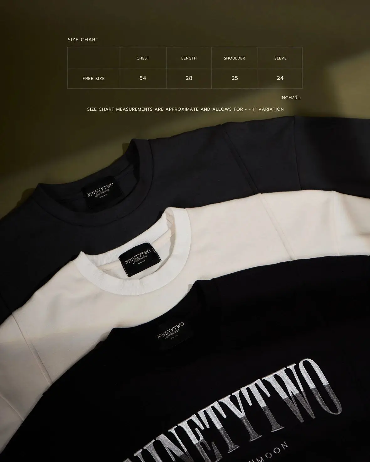 NEW FreenBecky Freen Sarocha 92 Series Hoodie White/Grey/Black