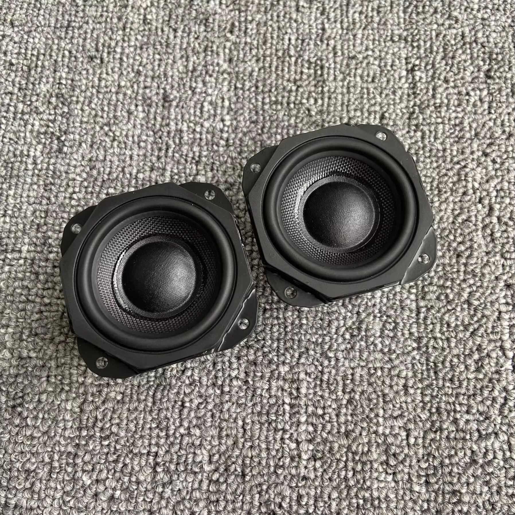 GHXAMP For Devialet 2.25 inch 55mm Neodymium Full range Speaker Carbon Fiber Cone large voice coil long stroke 4ohm 11W  2PCS