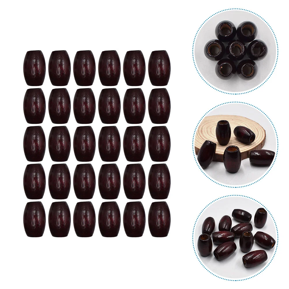

30 Pcs Fuse Beads Pegboards Wooden Set Jewelry Making Charms Scattered Oval Loose
