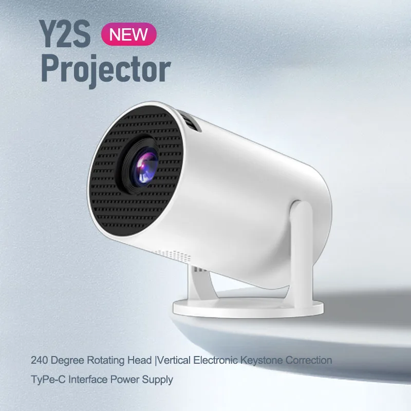 

Y2S mini high-definition home theater mini projector, suitable for outdoor camping, compact and convenient to carry