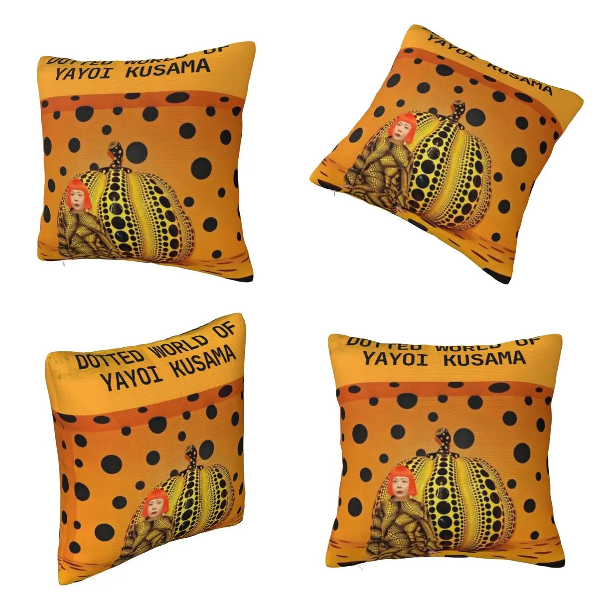 

Yayoi Kusama Abstract Painting Square Pillowcase Cushion Cover Pillow Case Throw Pillow Cover for Home Sofa Living Room