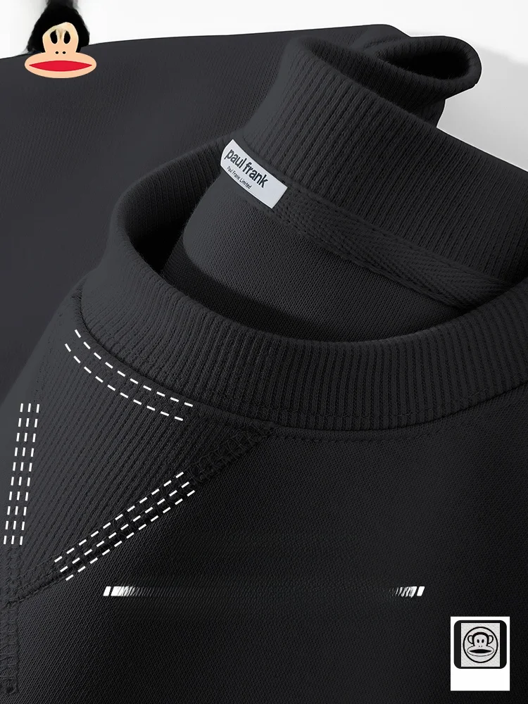 

Базовый черный свитшот M Basic Bla на весну-осень, с круглым вырезом, из плотного комфортного хлопка и полиэстера