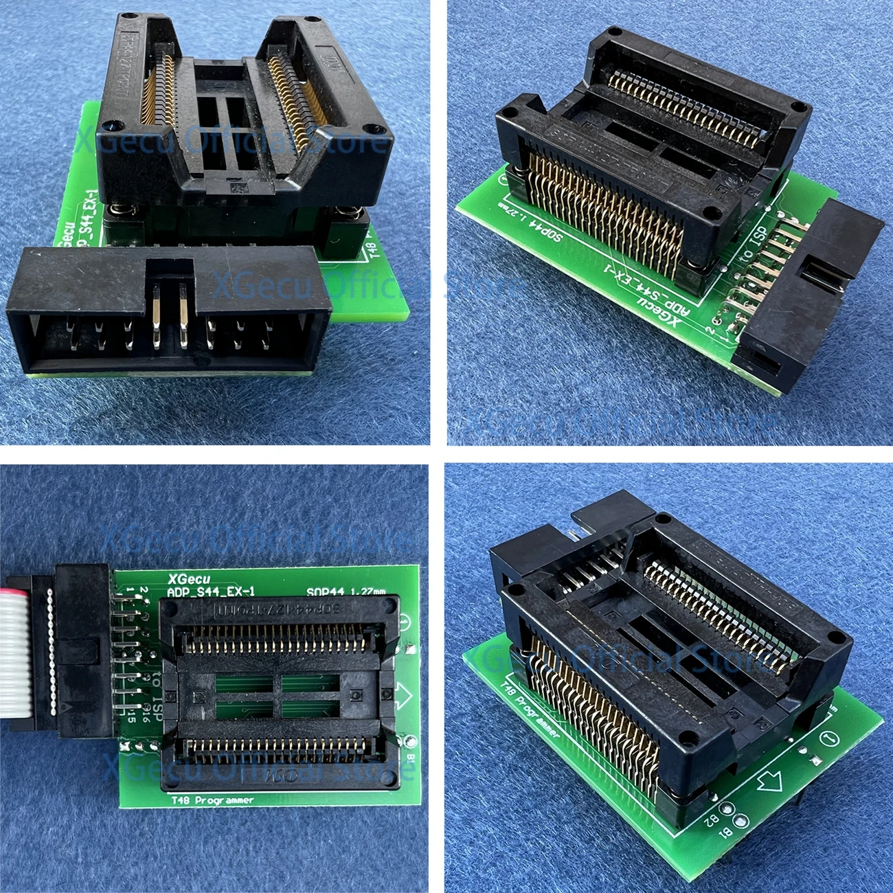 Adaptador especial 100% original XGecu ADP_S44_EX-1/SOP44 1,27mm para PSOP44/SOP44/SOIC44 ICs, solo uso en programador T48 (TL866-3G)