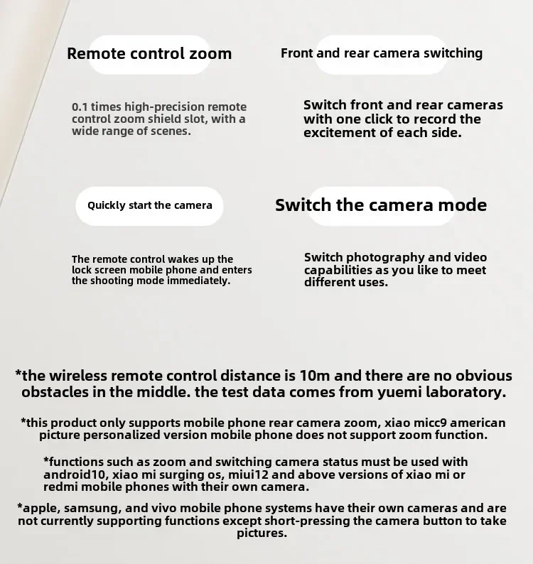 XIAOMI Zoom Stand Selfie Stick 2 Tripod Selfie Stick Bluetooth-compatible Remote Foldable Extendable Monopod 360° Rotatable