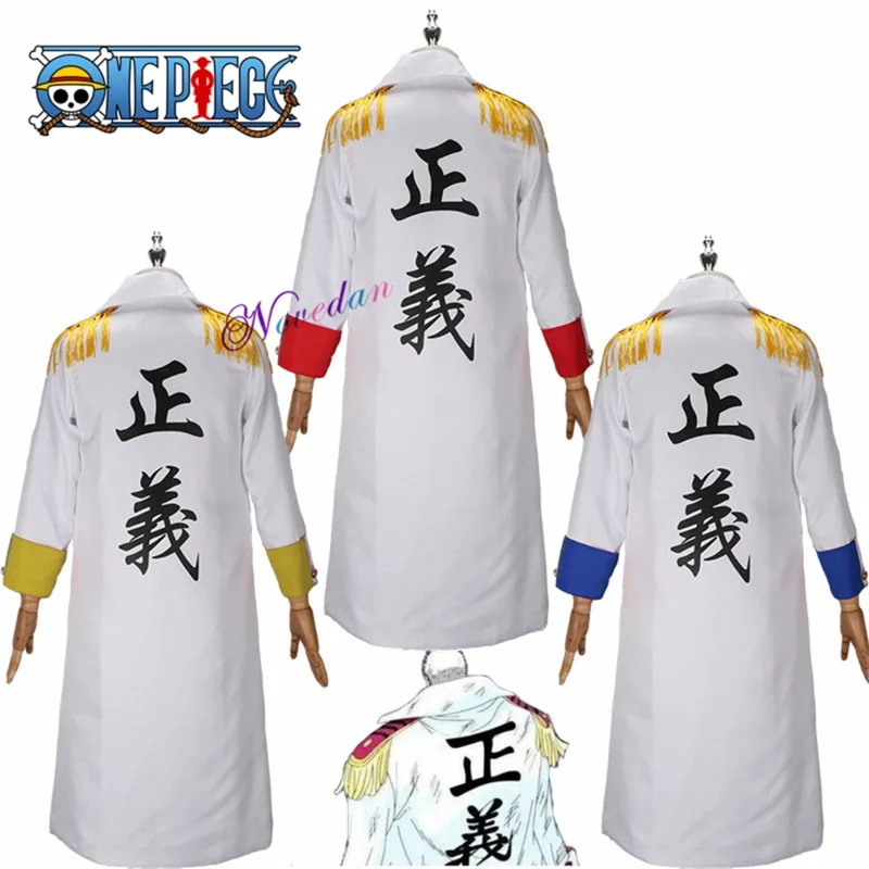 

Anime Cosplay Monkey D Garp Cosplay Jacket Coat Cloak Marine Uniform Halloween Christmas Outfit Admiral's Cloak