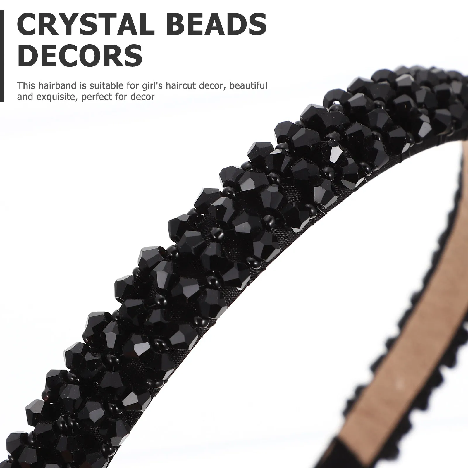 

Изысканная хрустальная повязка для волос для женщин, креативное украшение для головы с нежными бусинами, шикарный аксессуар для волос для торжественных мероприятий, для девочек