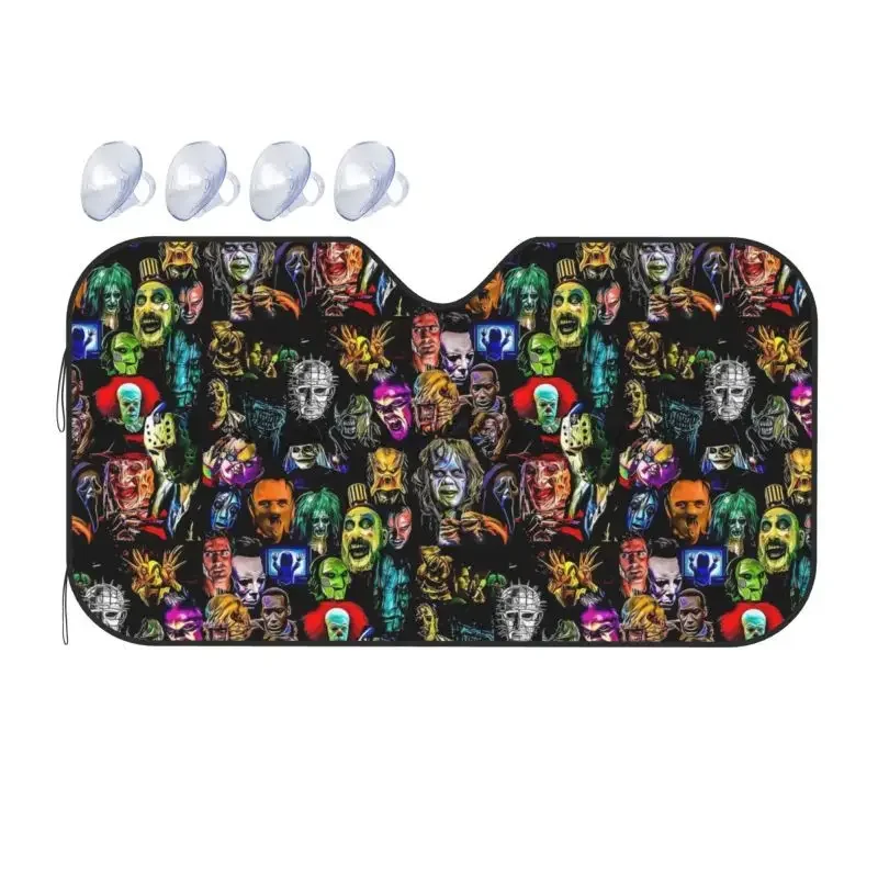 

Фильм ужасов Baddies Legends Alien Ripley Space Horror Movie Солнцезащитный козырек на лобовое стекло автомобиля Складной солнцезащитный козырек на переднее окно