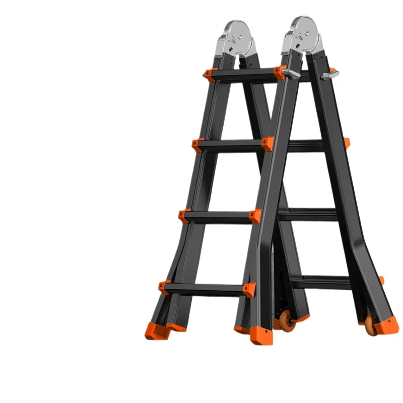 Retractable little giant ladder, household multi-functional portable lifting staircase engineering ladder