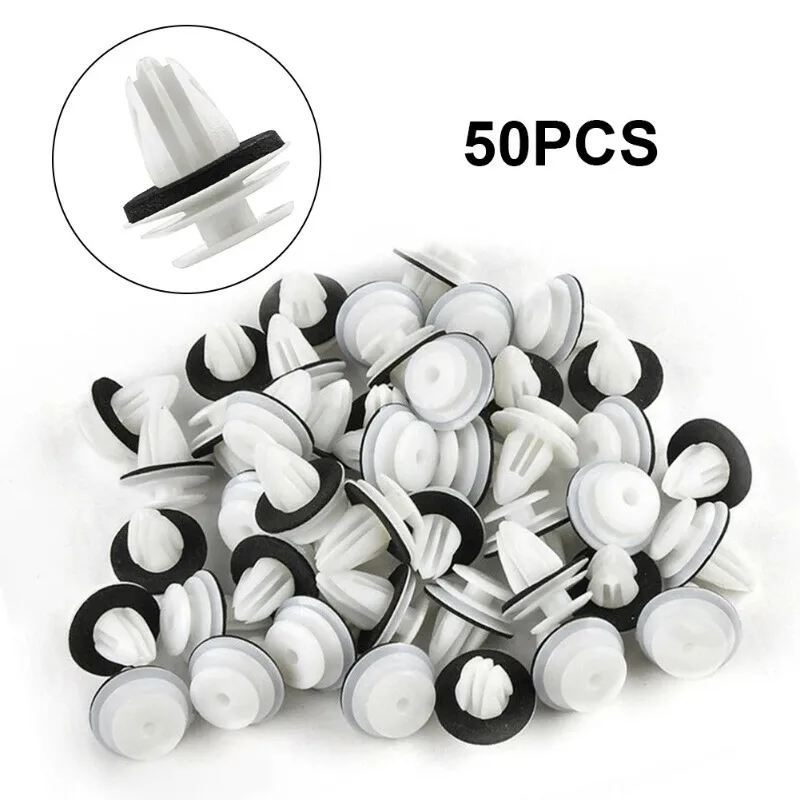 50Pcs Auto Bumper Mudguard Automotive Fastener Clip Car General Accessories Car Interior Door Panel Card Trim Fastener Clips image 2