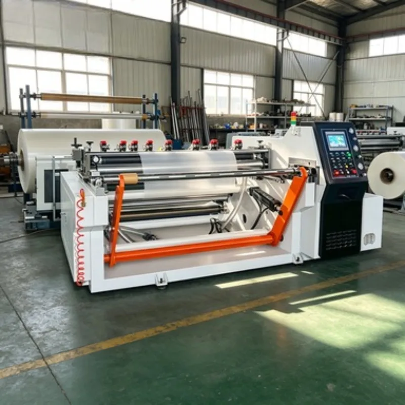 Space Saving Slitter Rewinder Slitting Machine for Paper Film Self Adhesive Label Sticker Rewinding Equipment   