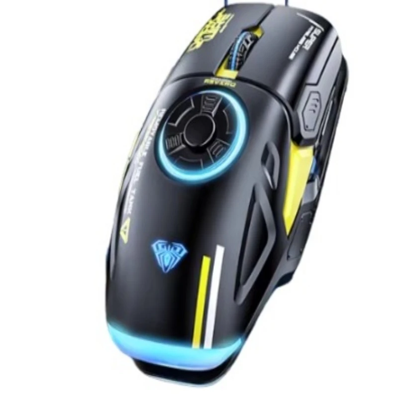 Aula/Wolf Spider H530 Wireless Bluetooth 2.4g Charging Gaming Mouse Laptop Desktop Rgb Flowing Light Breathing Light Lightweight