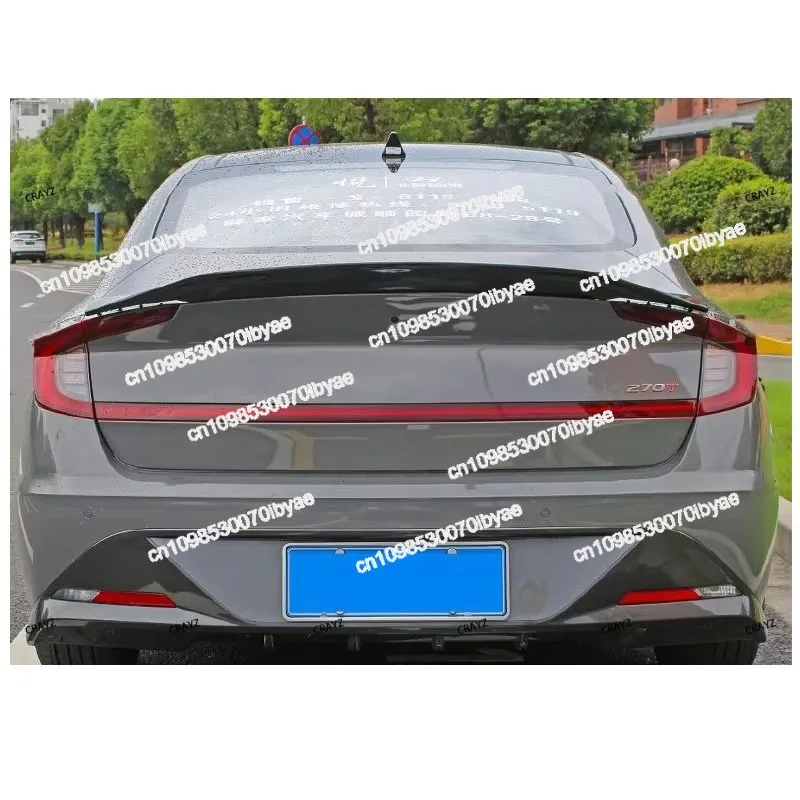 لشركة هيونداي سوناتا 10 11 2021 2022 2023 2024 2025 2026 قطع غيار السيارات السيارات الخلفية سبويلر الرياضة التصميم الذيل JDM الديكور