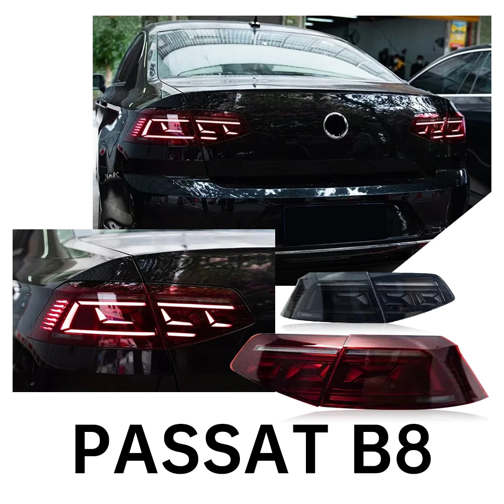 

Car Light for Volkswagen Passat B8 Taillight 2016-2019 Led Tail Lamp Dynamic Signal Rear Stop Brake Reverse Auto Accessories
